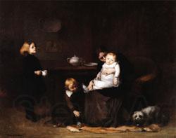 Eugene Carriere The Sick Child Spain oil painting art